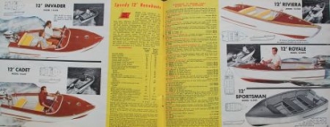 Luger Industries Motorboats "Boat kit" 1963 Motorboatsbrochure (8660)